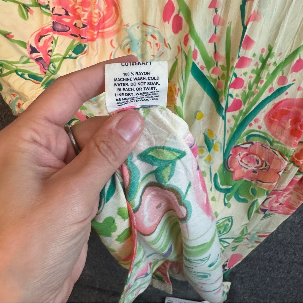 Vintage JAMS WORLD Men’s ENCHANTED Print Hawaiian Shirt Sz XL Floral 80s Rayon - Picture 9 of 10